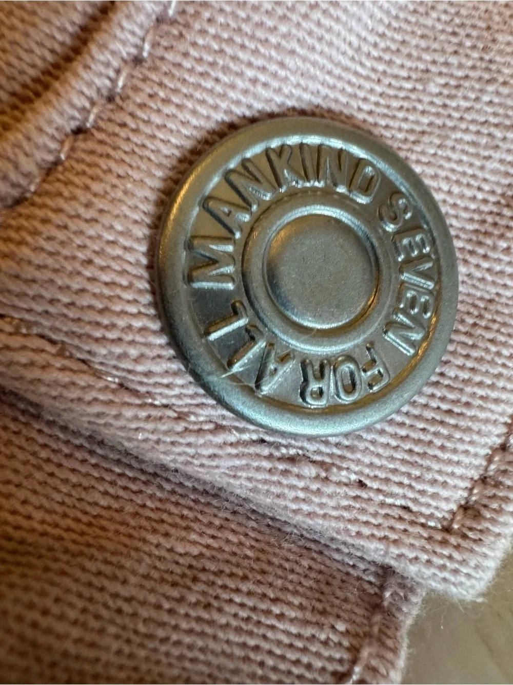 7 For All Mankind Pink Girls' Denim Jacket